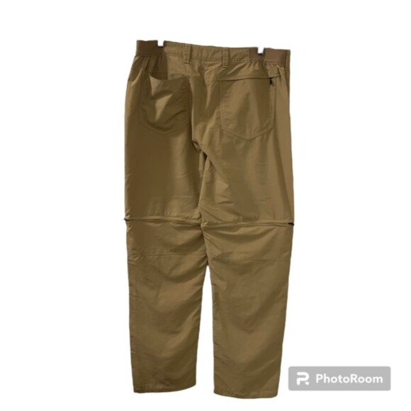 Simms Khaki Convertible Nylon Blend Shorts Pants Fishing Hiking Pants Size 38 - Picture 2 of 11